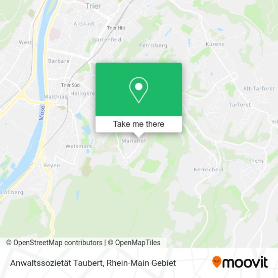 Карта Anwaltssozietät Taubert