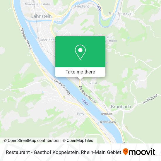 Карта Restaurant - Gasthof Koppelstein
