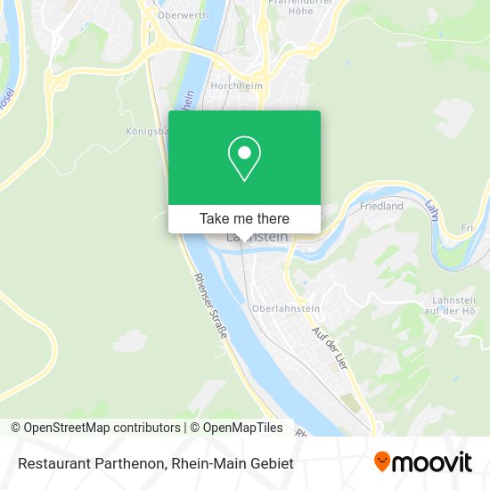 Карта Restaurant Parthenon