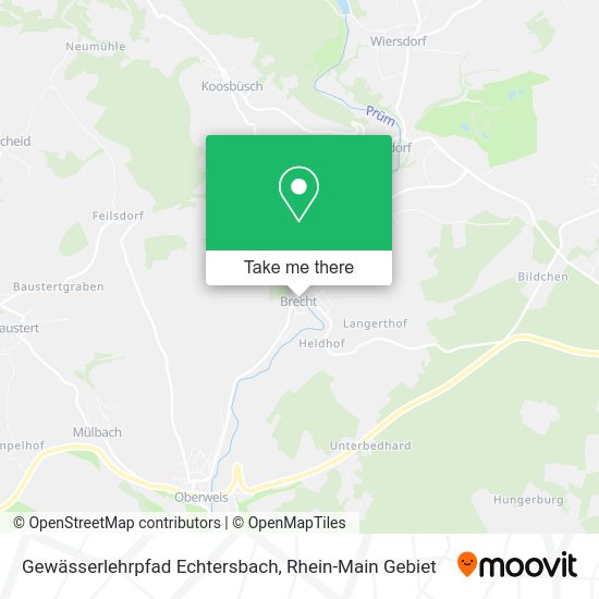 Карта Gewässerlehrpfad Echtersbach