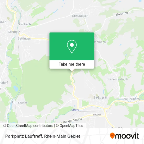Карта Parkplatz Lauftreff