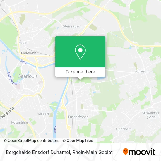 Карта Bergehalde Ensdorf Duhamel