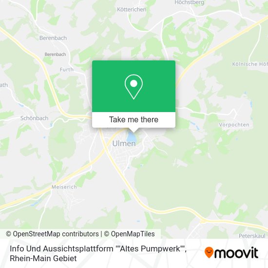 Карта Info Und Aussichtsplattform ""Altes Pumpwerk""