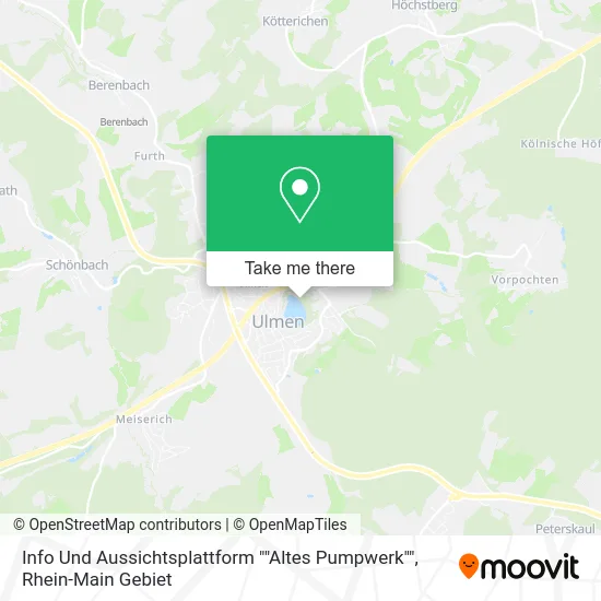 Карта Info Und Aussichtsplattform ""Altes Pumpwerk""