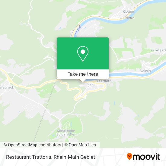 Карта Restaurant Trattoria