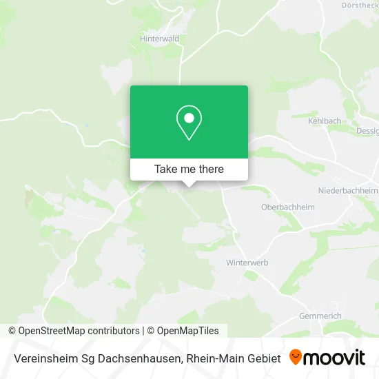 Карта Vereinsheim Sg Dachsenhausen