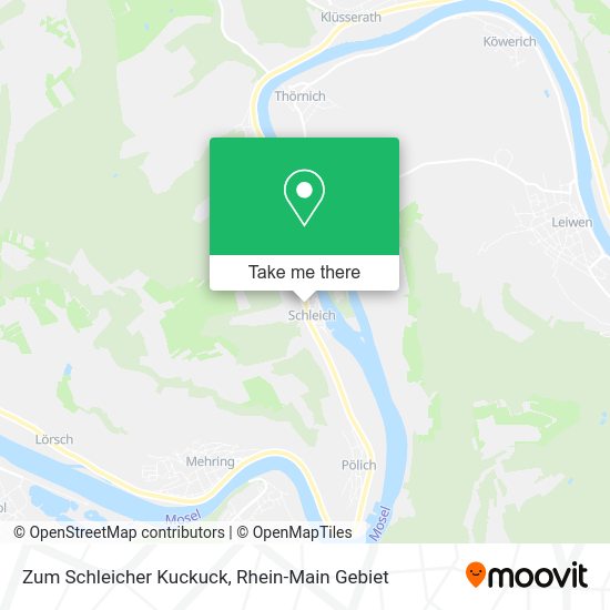 Карта Zum Schleicher Kuckuck
