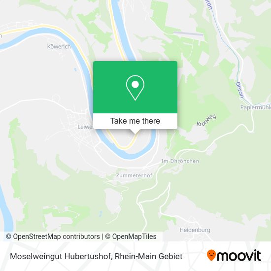 Карта Moselweingut Hubertushof