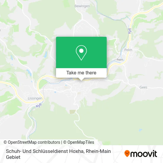 Карта Schuh- Und Schlüsseldienst Hoxha