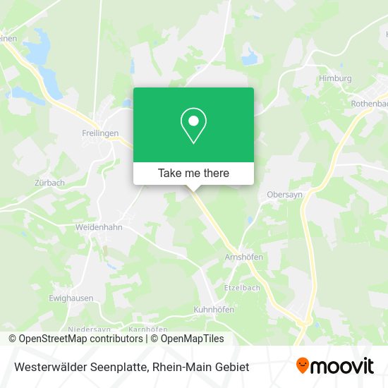Карта Westerwälder Seenplatte