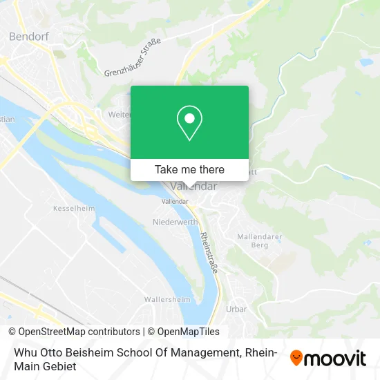 Карта Whu Otto Beisheim School Of Management