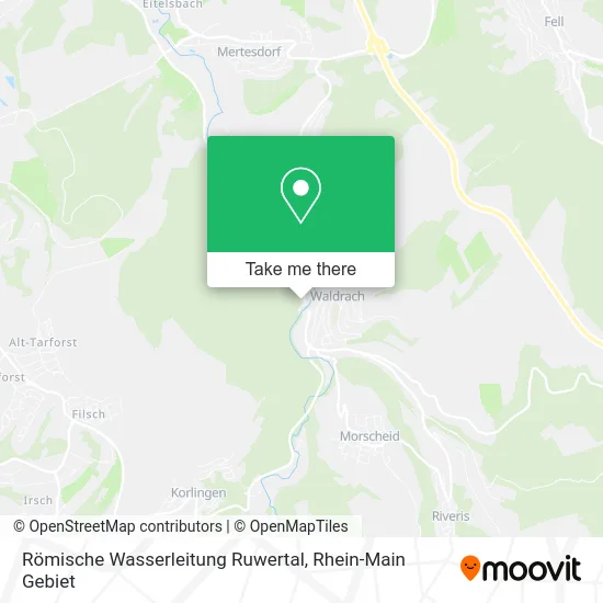 Карта Römische Wasserleitung Ruwertal