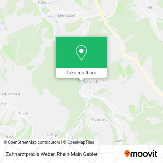 Карта Zahnarztpraxis Weber