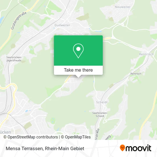 Карта Mensa Terrassen