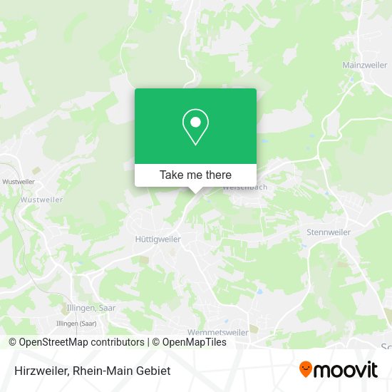 Карта Hirzweiler