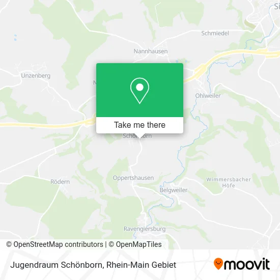 Карта Jugendraum Schönborn
