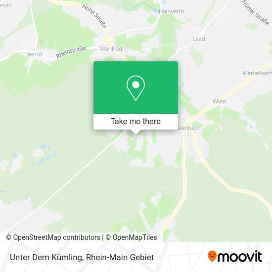Карта Unter Dem Kümling