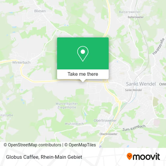 Карта Globus Caffee