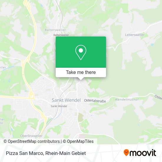 Карта Pizza San Marco