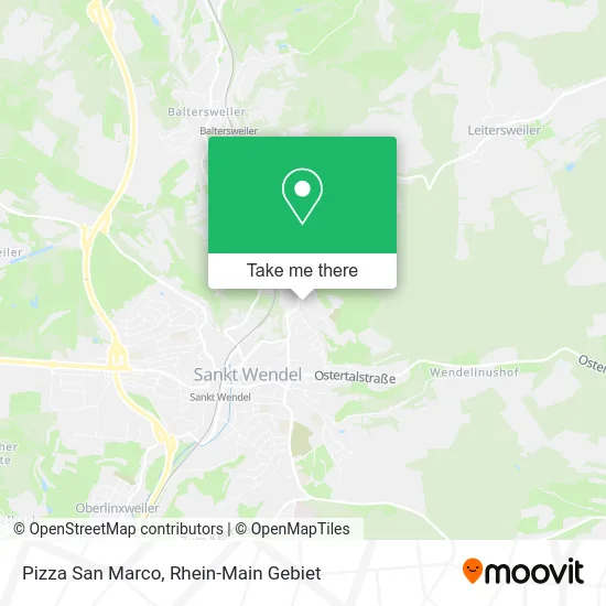 Карта Pizza San Marco