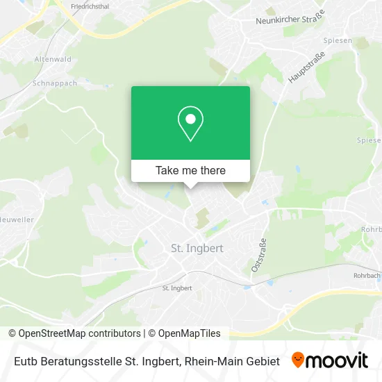 Карта Eutb Beratungsstelle St. Ingbert