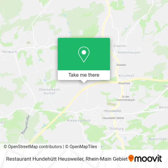 Карта Restaurant Hundehütt Heusweiler