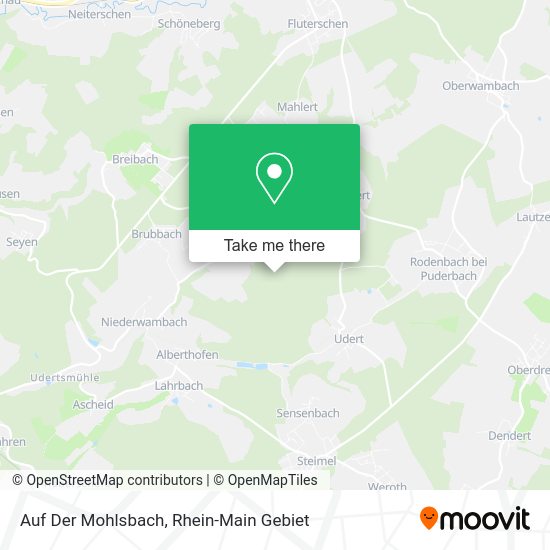 Карта Auf Der Mohlsbach