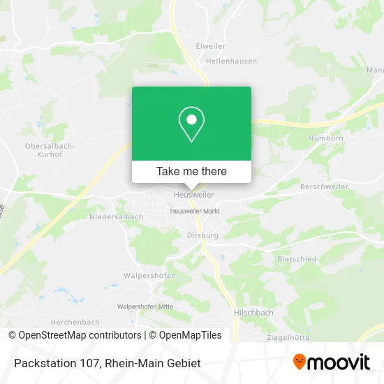 Карта Packstation 107