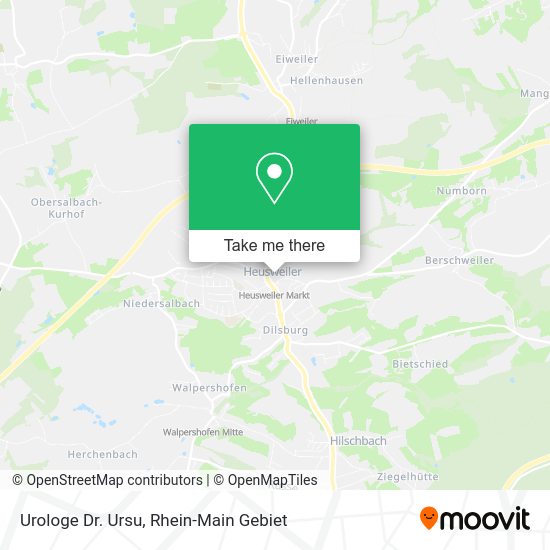 Карта Urologe Dr. Ursu