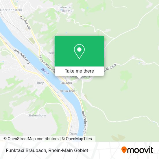 Карта Funktaxi Braubach