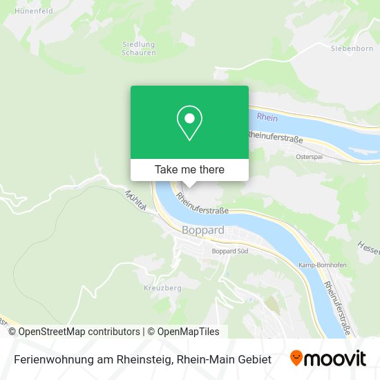 Карта Ferienwohnung am Rheinsteig