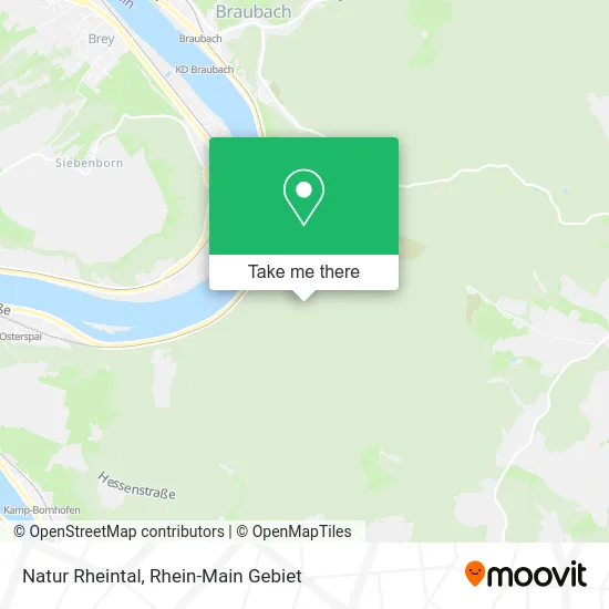 Карта Natur Rheintal
