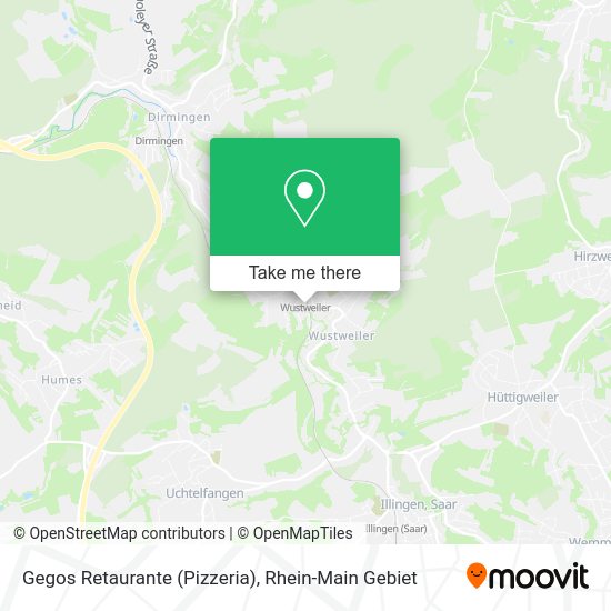 Карта Gegos Retaurante (Pizzeria)