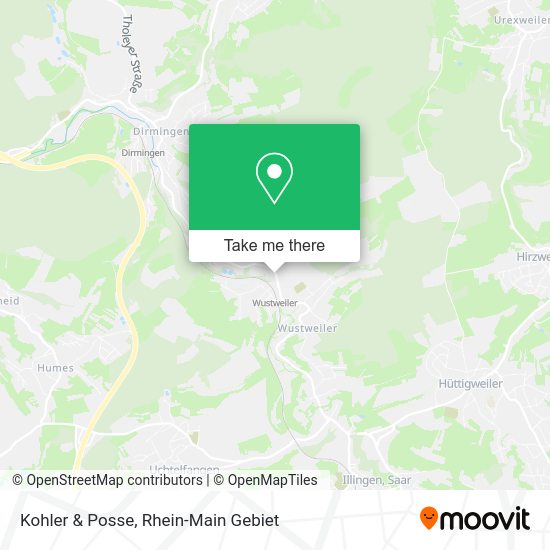 Карта Kohler & Posse