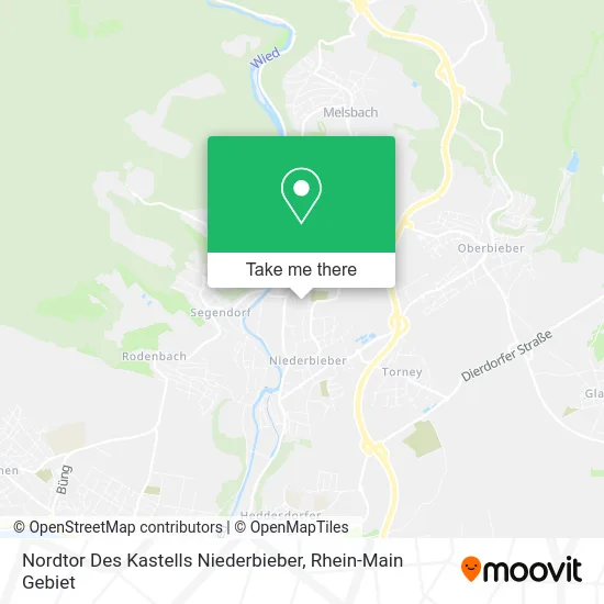 Карта Nordtor Des Kastells Niederbieber