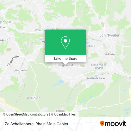 Карта Za Schellenberg