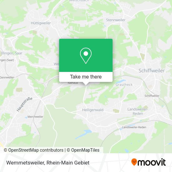 Карта Wemmetsweiler
