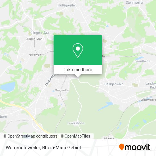 Карта Wemmetsweiler