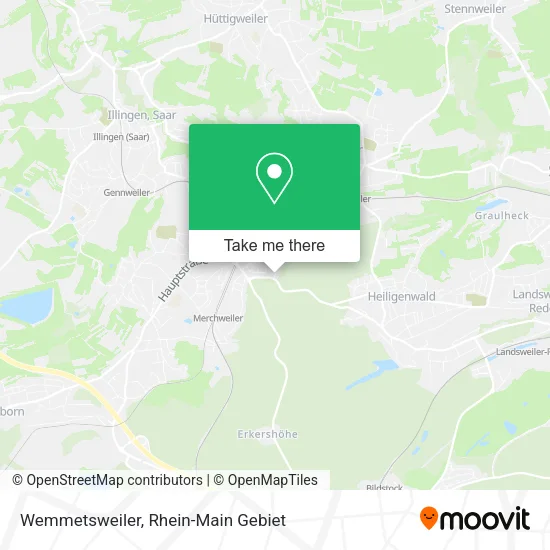 Карта Wemmetsweiler