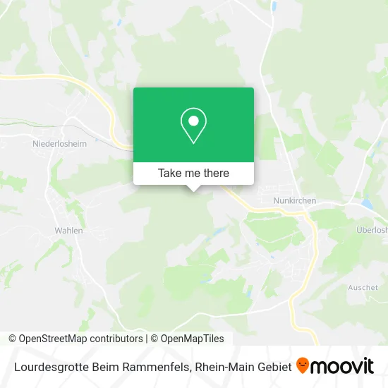 Карта Lourdesgrotte Beim Rammenfels