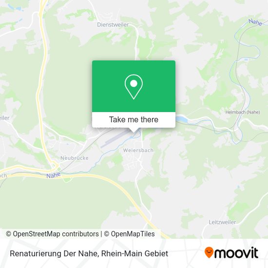 Карта Renaturierung Der Nahe