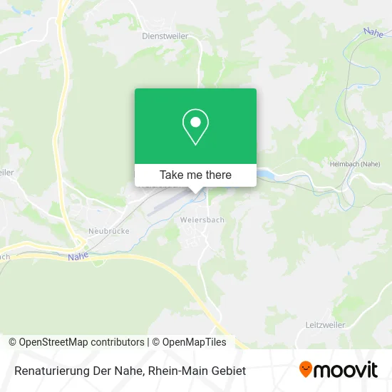 Карта Renaturierung Der Nahe