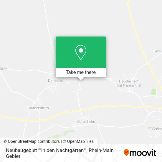 Карта Neubaugebiet ""In den Nachtgärten""