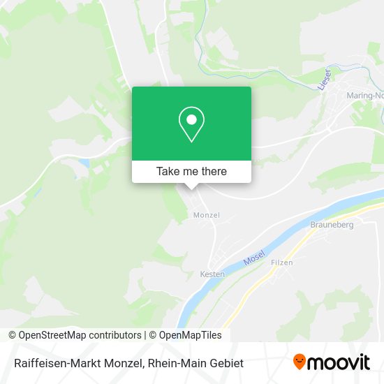 Карта Raiffeisen-Markt Monzel