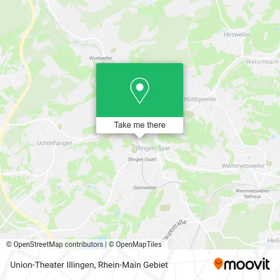 Карта Union-Theater Illingen