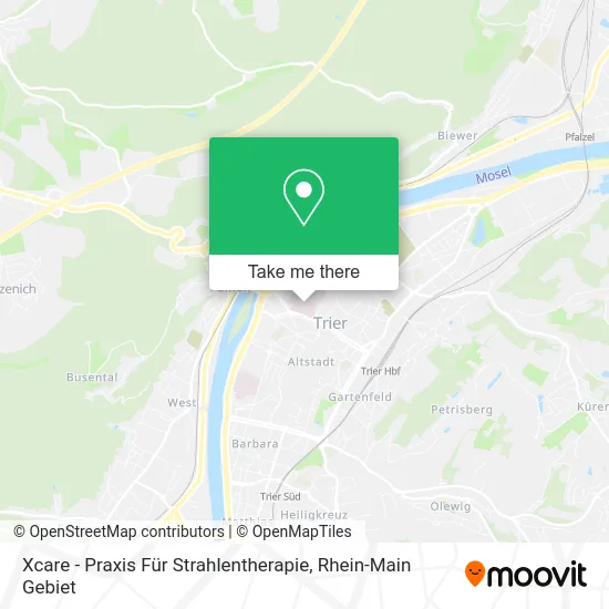 Карта Xcare - Praxis Für Strahlentherapie