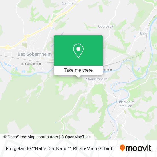 Карта Freigelände ""Nahe Der Natur""