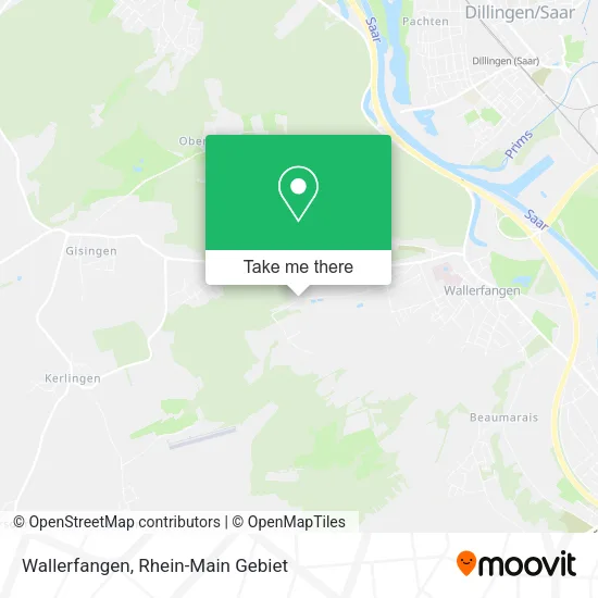 Карта Wallerfangen