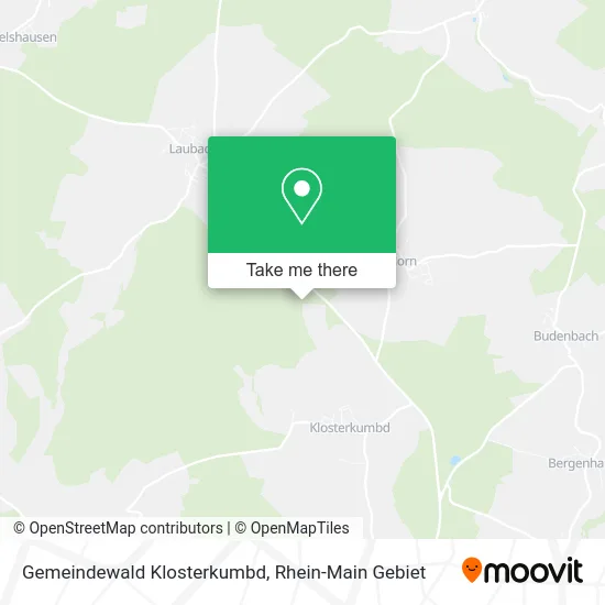 Карта Gemeindewald Klosterkumbd