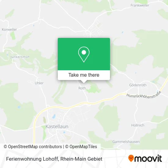 Карта Ferienwohnung Lohoff